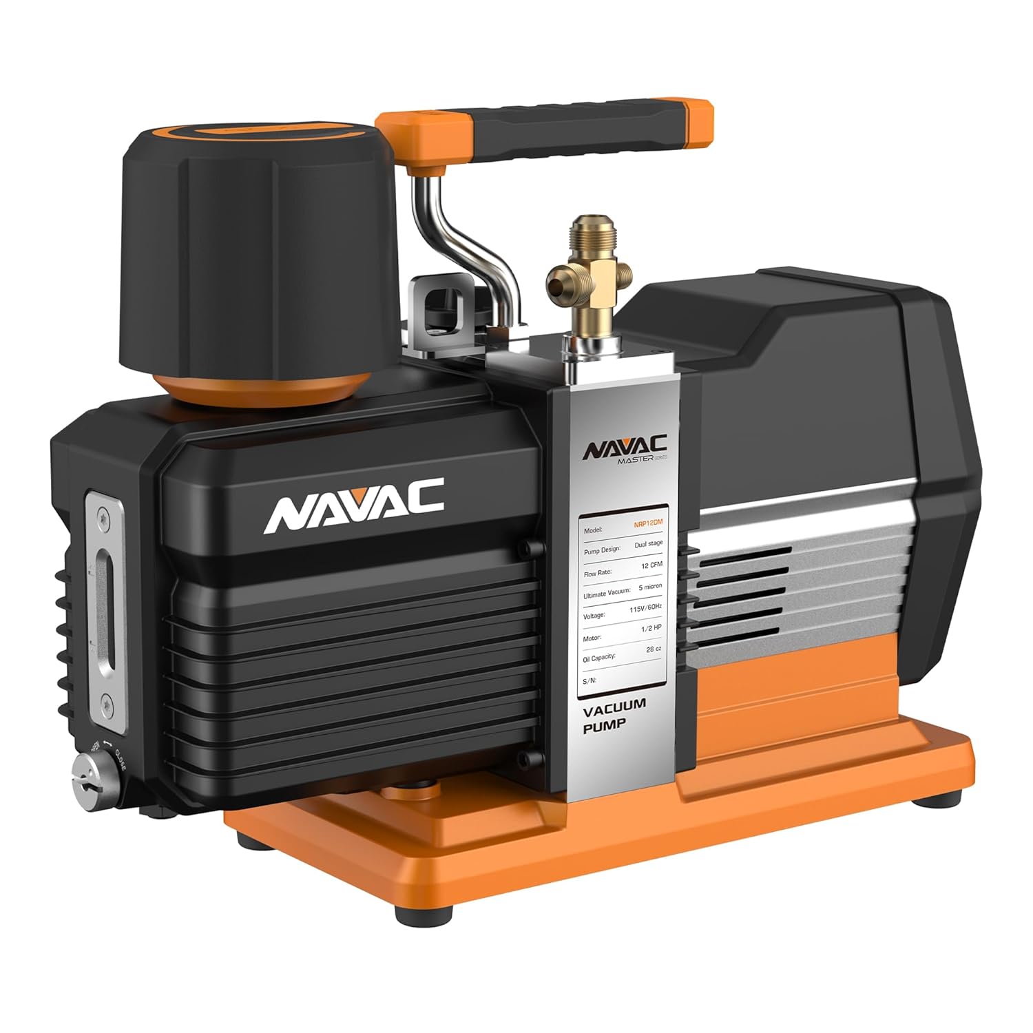 NAVAC NP12DM 12 CFM 2-Stage Vacuum Pump